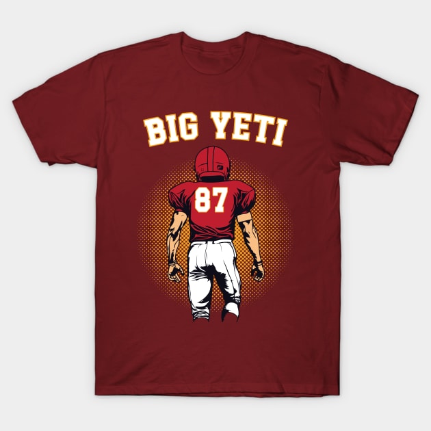 Kansas City Red Big Yeti T-Shirt by Emma